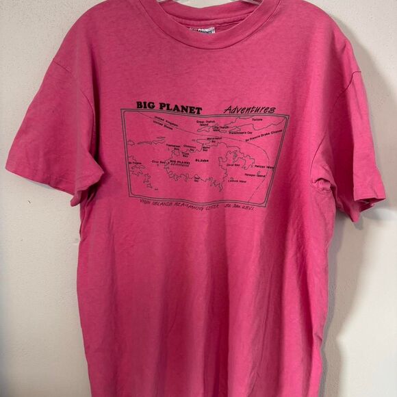 Vintage Virgin Islands map tee // XL - Picture 1 of 5